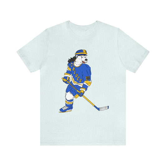Hockey Mullet Blues Bear